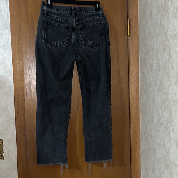 Womens Forever 21 Black Holey Jeans - Picture 4 of 5